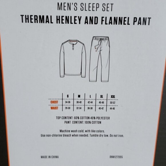 Hawke & Co. Men's 2 Piece Pajamas - Picture 6 of 6